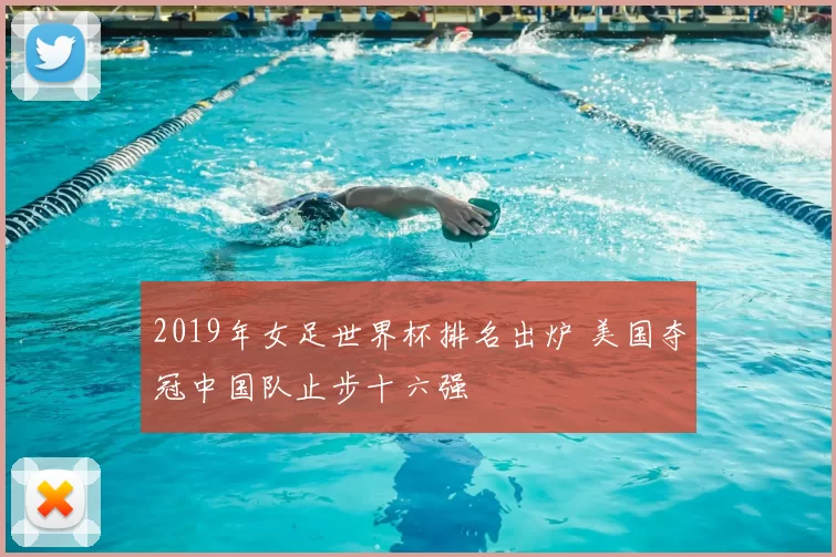 2019年女足世界杯排名出炉 美国夺冠中国队止步十六强